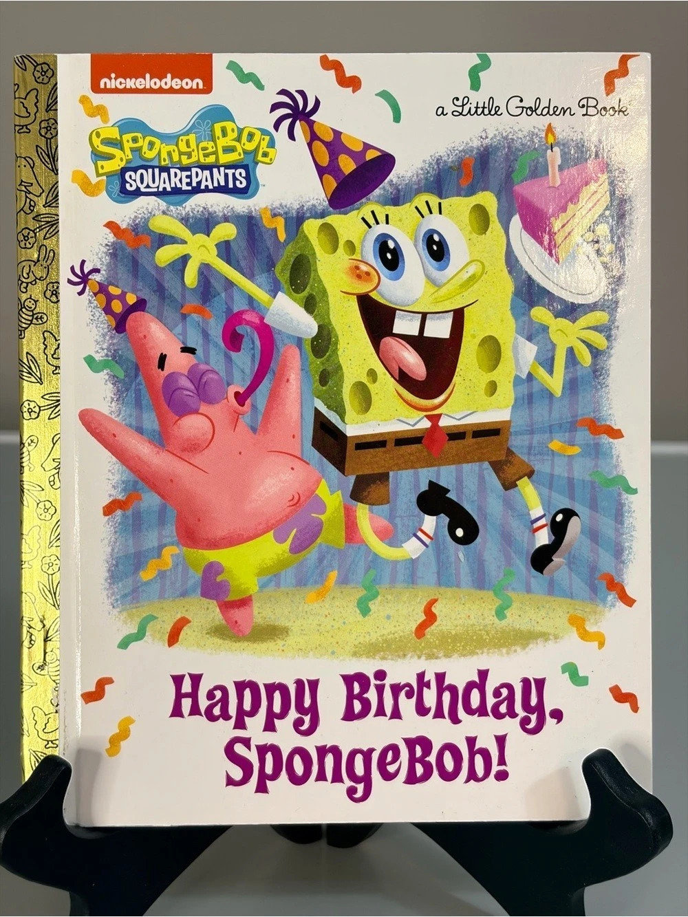 SpongeBob SquarePants (2024) Golden Book titled: Happy Birthday, SpongeBob!/NWOT